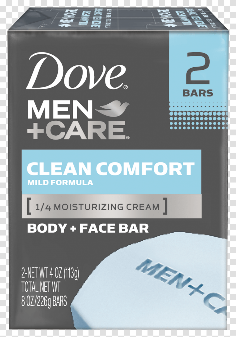 Dove Men Care Clean Comfort Body And Face Bar 4 Oz, Poster, Advertisement, Flyer Transparent Png