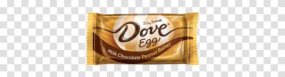 Dove Milk Chocolate Peanut Butter Egg, Sweets, Food, Confectionery, Dessert Transparent Png