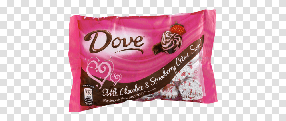 Dove Milk Chocolate Strawberry Creme Dove Chocolate, Birthday Cake, Dessert, Food, Text Transparent Png