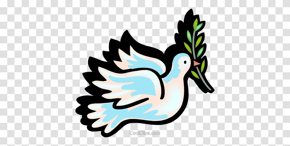 Dove Of Peace Royalty Free Vector Clip Art Illustration, Bird, Animal, Beak, Parrot Transparent Png
