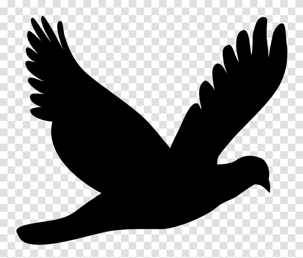 Dove Silhouette Clip Art, Gray, World Of Warcraft Transparent Png