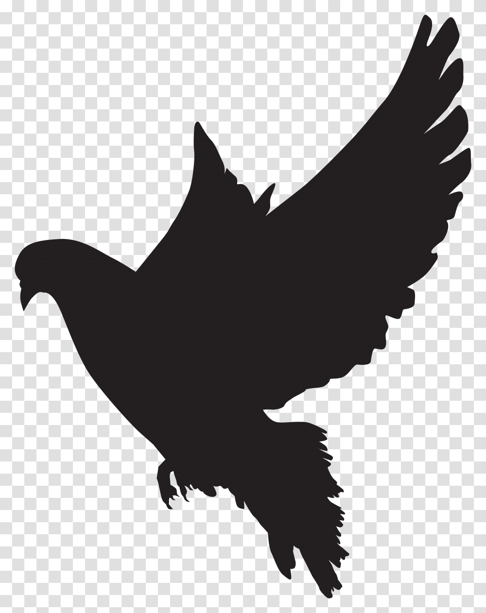Dove Silhouette Clip Art Image Gallery Yopriceville, Animal, Bird, Flying Transparent Png