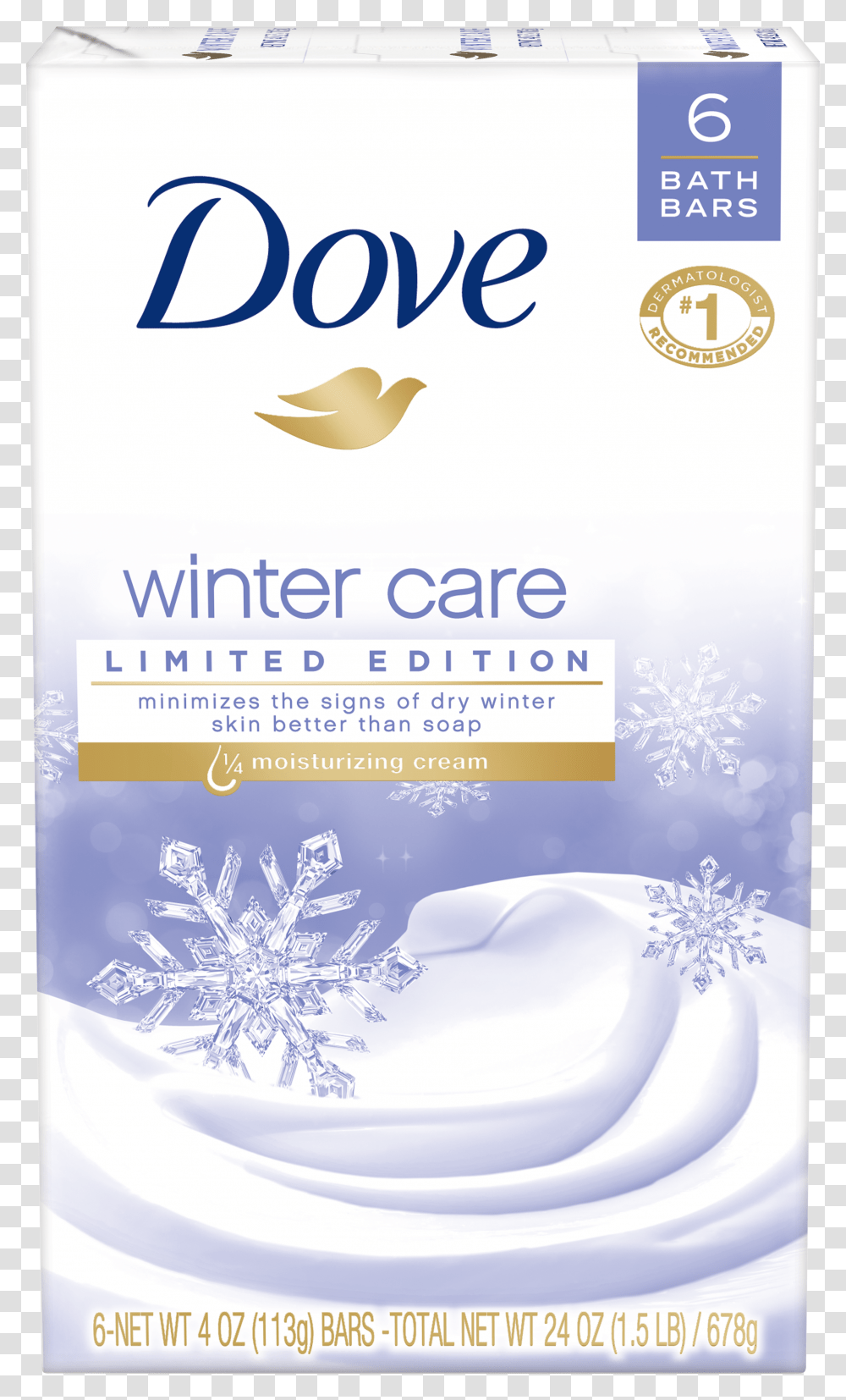 Dove Winter Care Beauty Bar Dove Bar Soap Winter Care Transparent Png