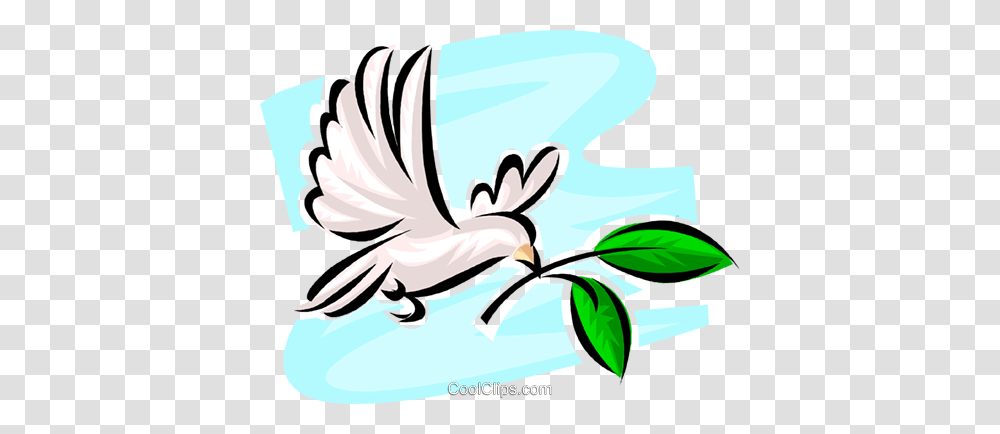 Doves Of Peace Royalty Free Vector Clip Art Illustration, Bird, Animal, Pigeon Transparent Png