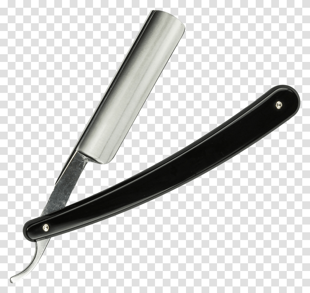 Dovo 58 Inch Half Hollow Ground Black Straight Razor Dovo Solingen, Weapon, Weaponry, Blade Transparent Png