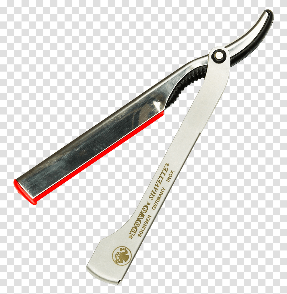 Dovo Polished Steel Shavette Razor Straight Razor Metalworking Hand Tool, Weapon, Weaponry, Blade, Sword Transparent Png