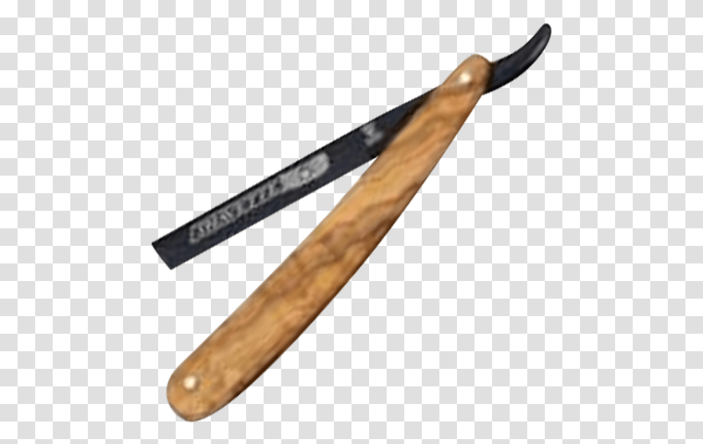 Dovo Shavette Olive Wood Straight Razor Marking Tools, Weapon, Weaponry, Blade, Axe Transparent Png