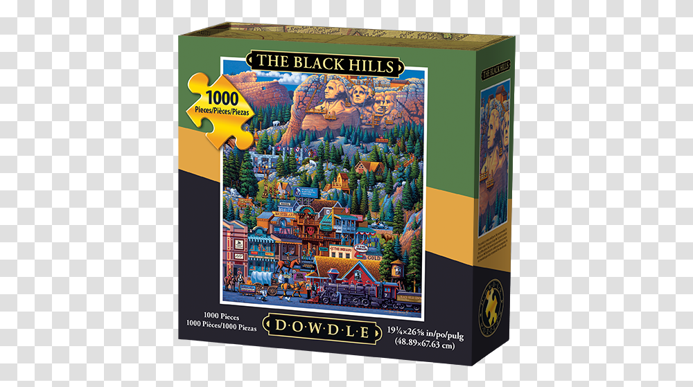 Dowdle Black Hills Puzzle, Game, Pac Man, Flyer, Poster Transparent Png
