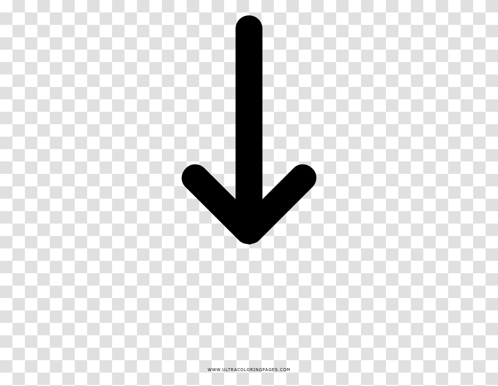 Down Arrow Coloring, Gray, World Of Warcraft Transparent Png