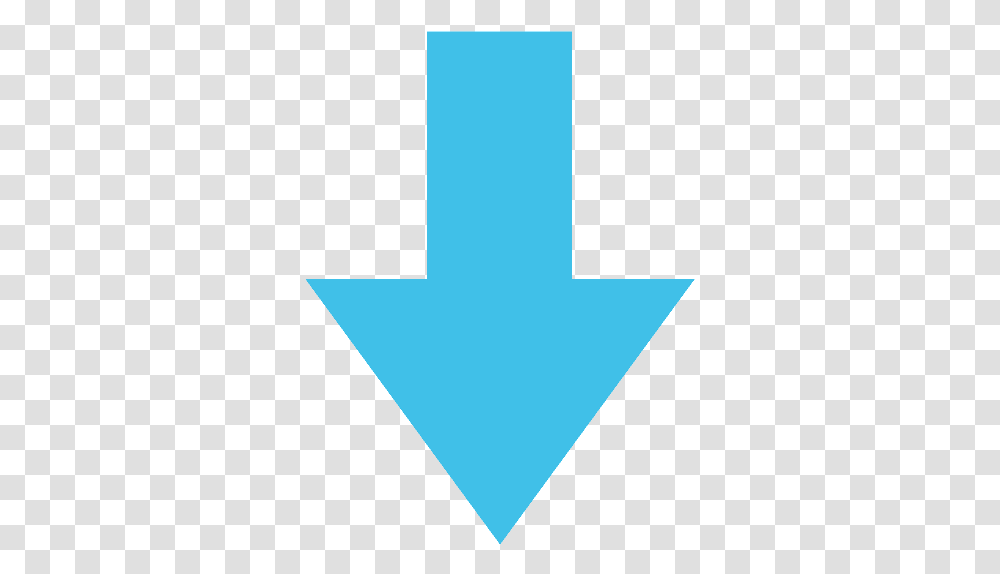 Down Arrow Emoji Clipart New Super Mario Bros Wii Penguin, Symbol, Triangle, Star Symbol, Arrowhead Transparent Png