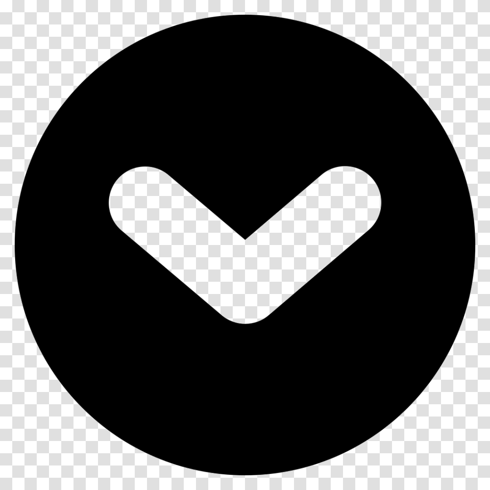 Down Arrow Head Vk Icon, Logo, Trademark, Sign Transparent Png