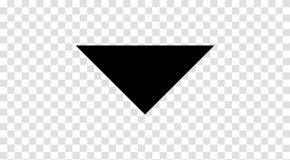 Down Arrow Image, Triangle, Envelope Transparent Png