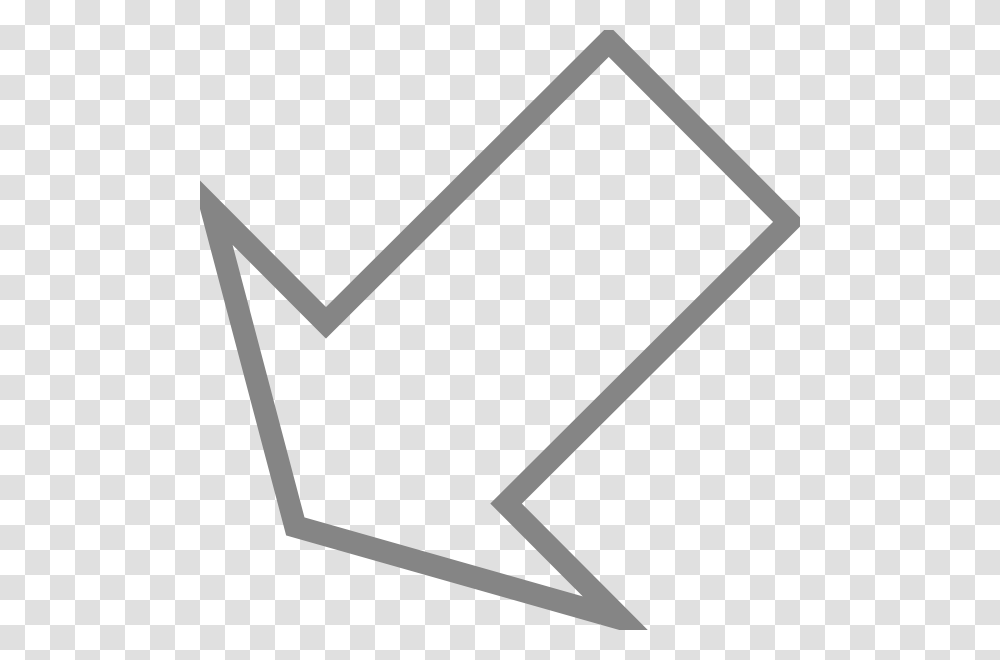 Down Arrow Left Clip Art Free Vector, Envelope, Mail Transparent Png