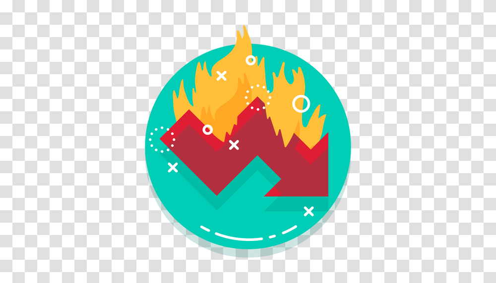 Down Graph Burn Rate Logo, Outdoors, Nature Transparent Png