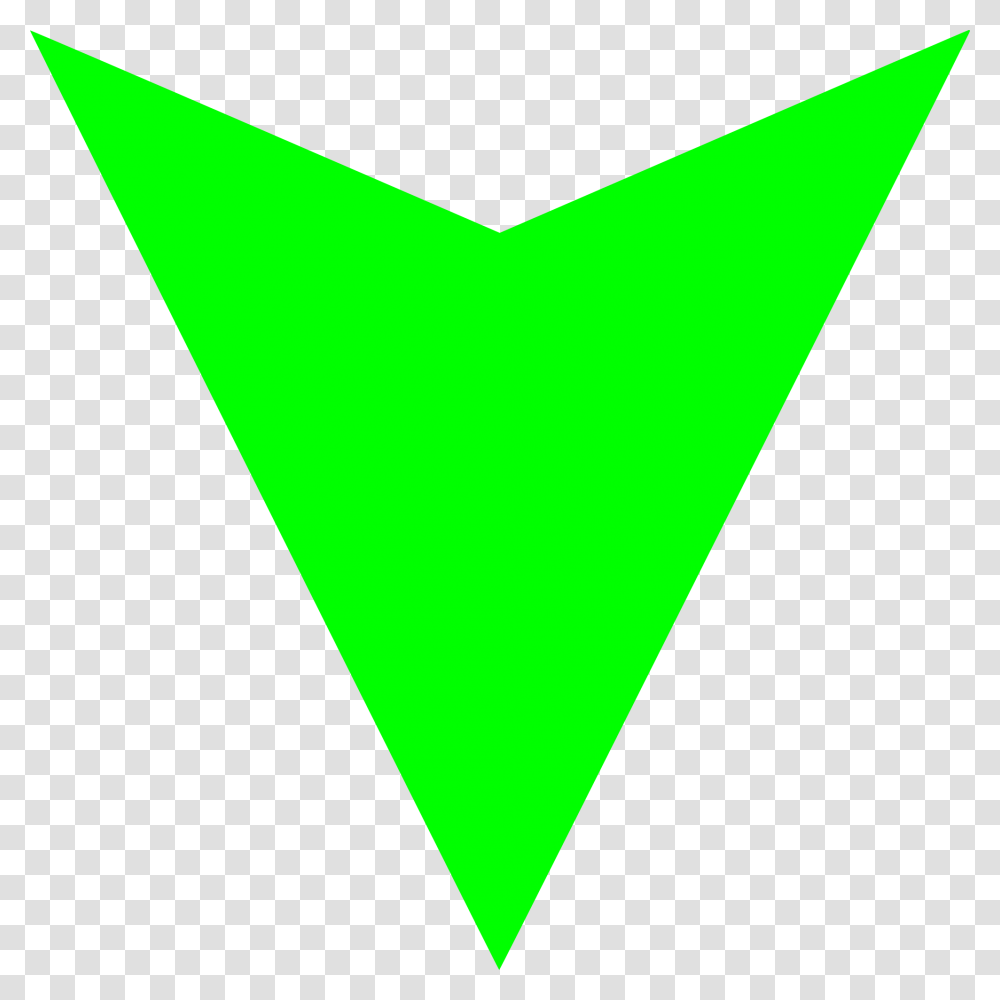 Down Green Arrow, Triangle, Dynamite, Bomb, Weapon Transparent Png