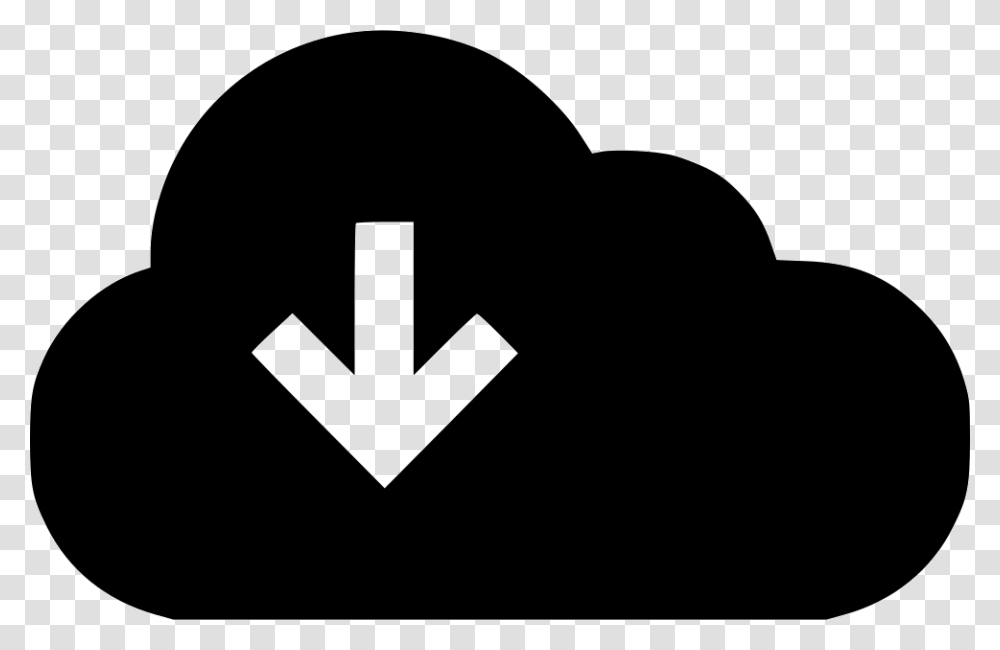 Down Streaming Cloud Arrow Pointer Emblem, Silhouette, Baseball Cap, Hat Transparent Png
