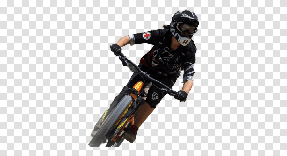 Downhill Mountain Bike Free Image Downhill Mountain Bike, Helmet, Person, Human Transparent Png