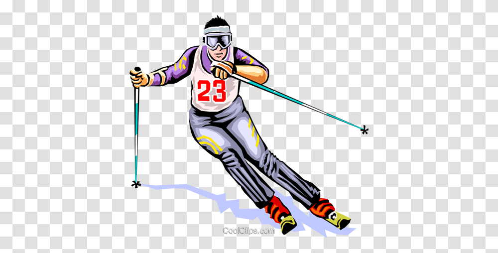 Downhill Skier Royalty Free Vector Clip Art Illustration, Person, Sport, People, Sunglasses Transparent Png