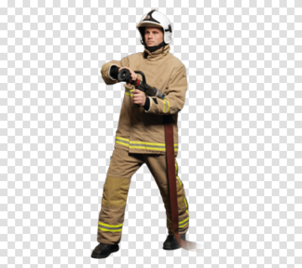 Downl Fireman, Person, Human, Helmet, Clothing Transparent Png