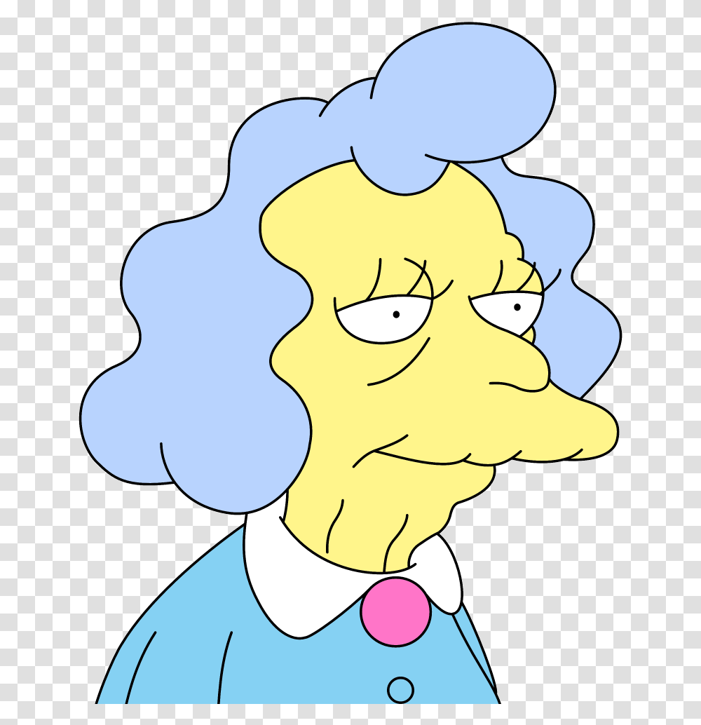 Download 0 Replies Retweets 4 Likes Old Lady Simpsons Old Lady Simpsons Characters, Face, Doodle, Drawing, Art Transparent Png