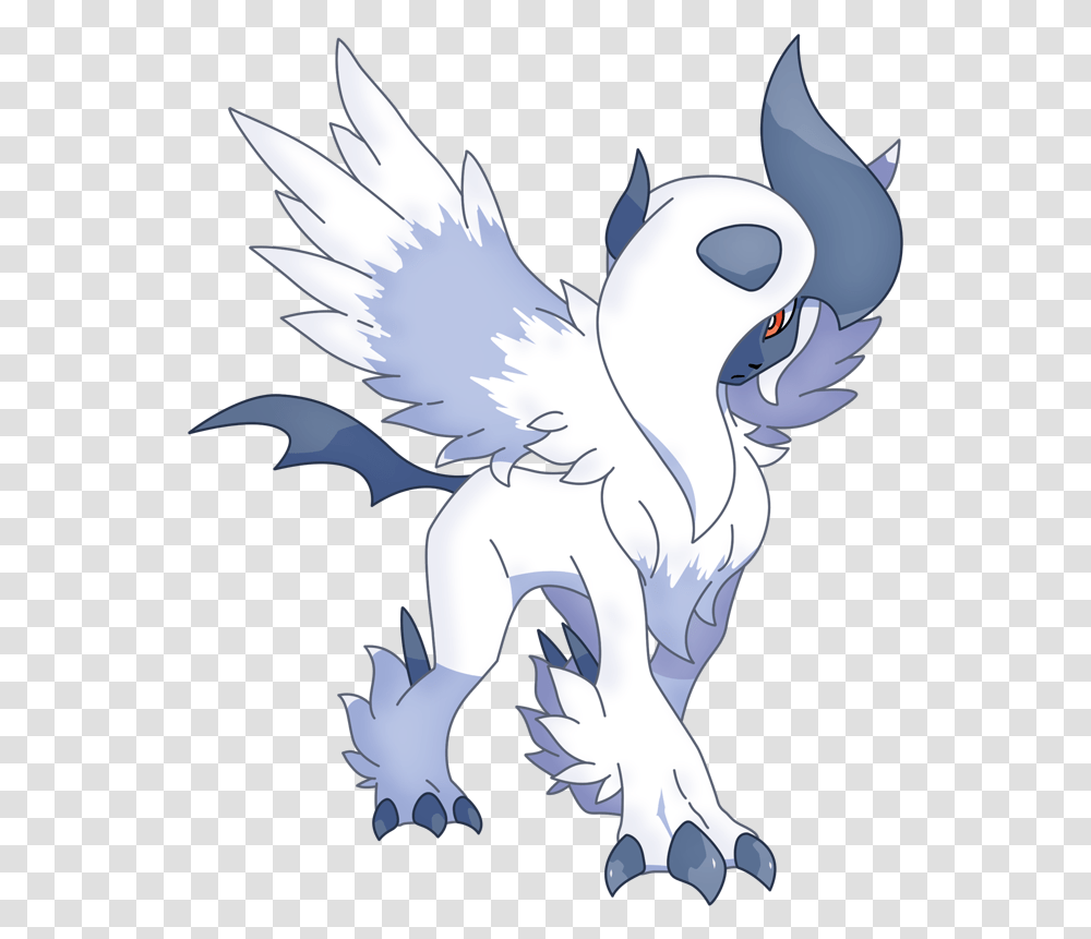 Download 0 Yorum Pokemon Mega Absol Shiny, Bird, Animal, Eagle, Dragon Transparent Png