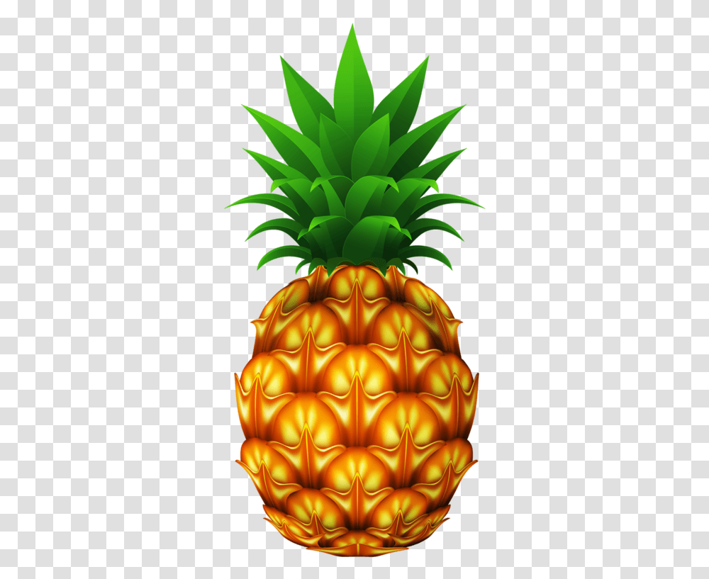 Download 0090909 Pineapple Clipart Image With No Tropical Fruit Vector, Plant, Food, Lamp Transparent Png