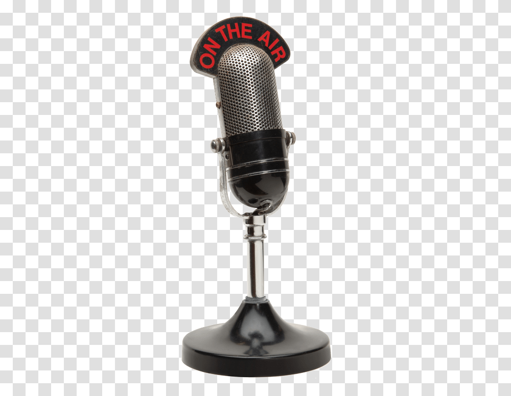 Download 01 Apr 2015 Old Microphone, Electrical Device, Lamp Transparent Png
