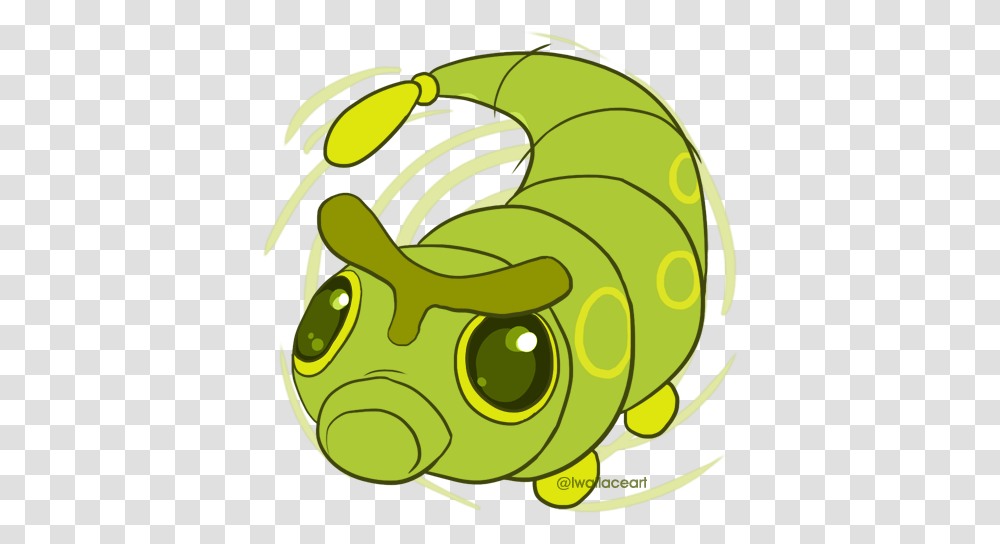 Download 010 Caterpie Image With No Soft, Plant, Food, Green, Graphics Transparent Png