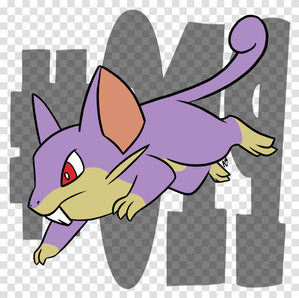 Download 019 Rattata Fictional Character, Shark, Sea Life, Fish, Animal Transparent Png