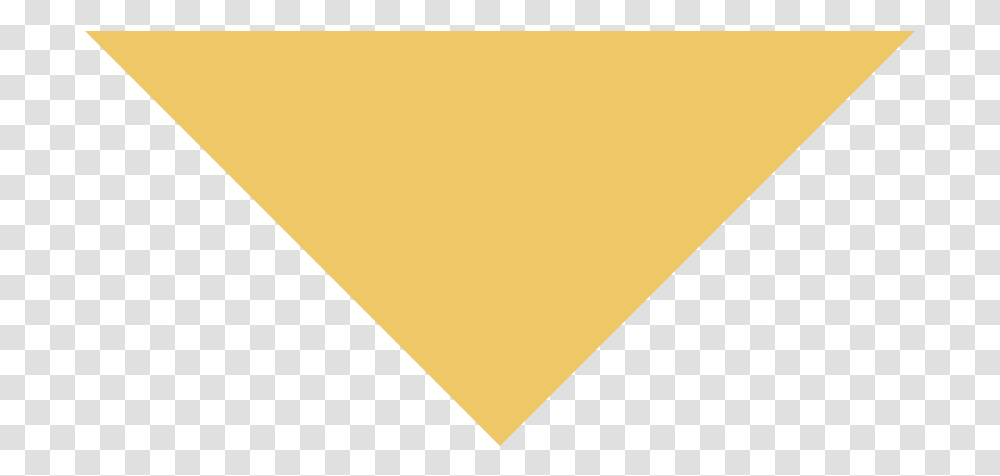 Download 02 Feb Arrow Down Gold 2 Colorfulness, Triangle, Symbol, Cushion, Pillow Transparent Png
