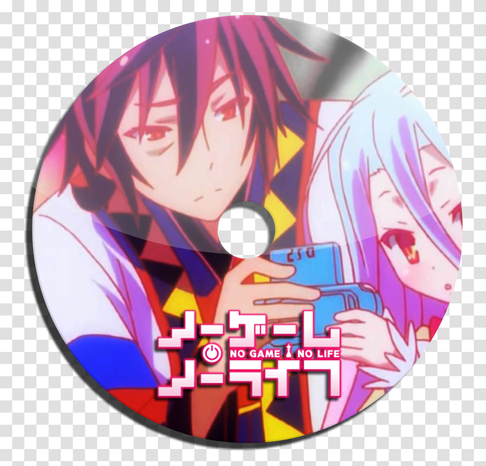 Download 09 No Game Life Full Size Image Pngkit No Game No Life, Disk, Dvd, Poster, Advertisement Transparent Png