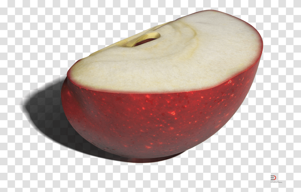 Download 1 Red Apple Slice Royalty 3d Pineapple Slice Model Free Download, Plant, Fruit, Food, Candle Transparent Png