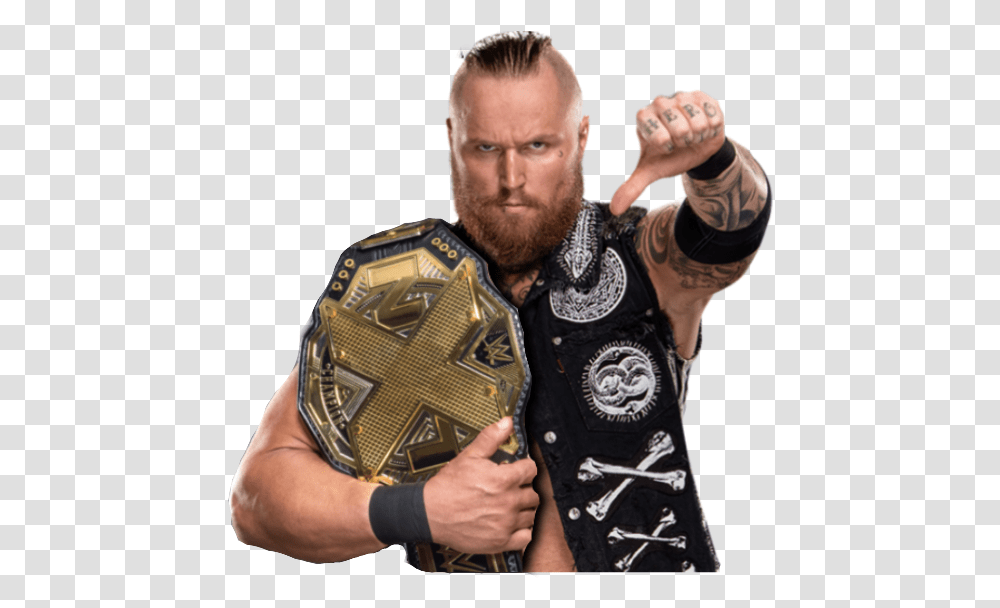 Download 1 Reply 0 Retweets 5 Likes Aleister Black Nxt Champion, Person, Human, Armor, Wristwatch Transparent Png