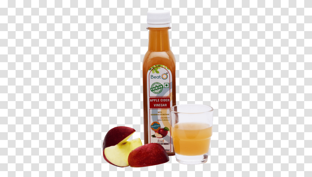 Download 1 X Apple Cider Vinegar Fresh, Juice, Beverage, Orange Juice, Plant Transparent Png