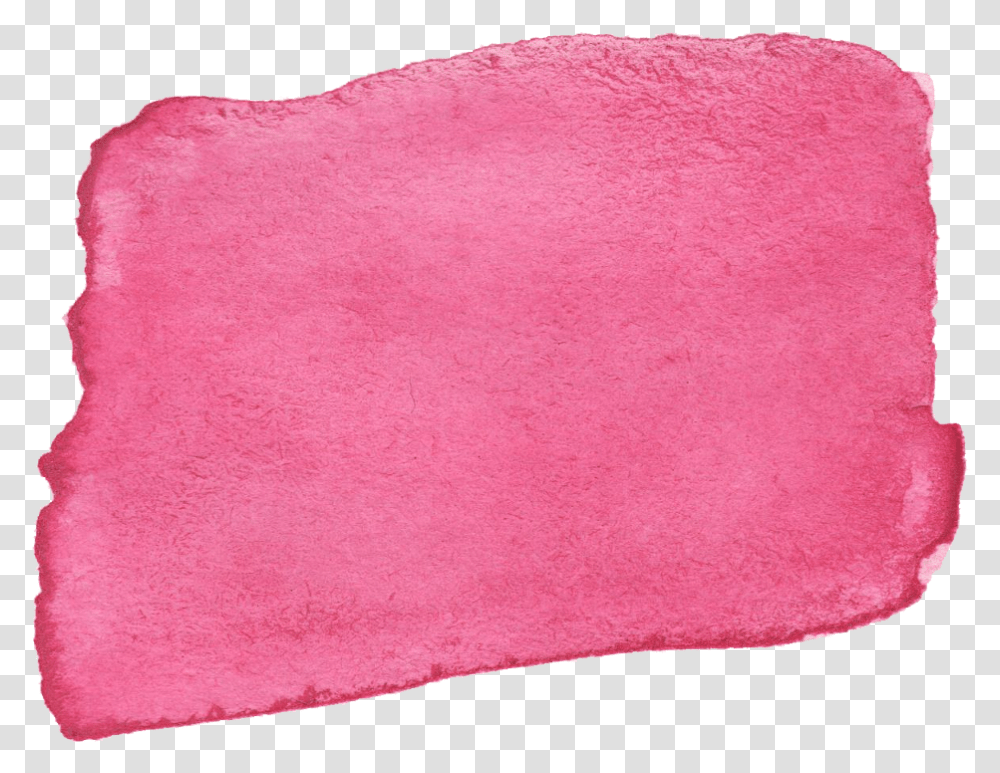 Download 10 Pink Watercolor Brush Stroke Banner Vol Towel, Rug, Cushion, Pillow Transparent Png