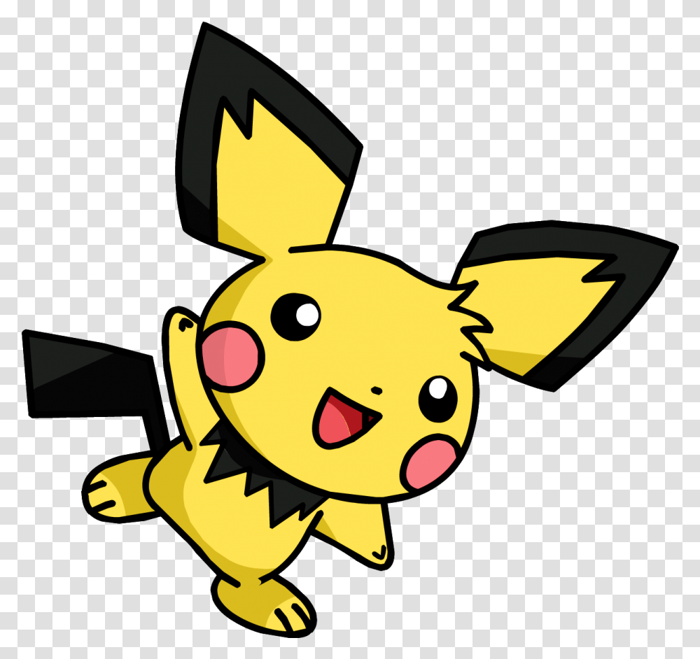 Download 172 Pichu Os9 Shiny Cartoon, Animal, Wasp, Bee, Insect Transparent Png