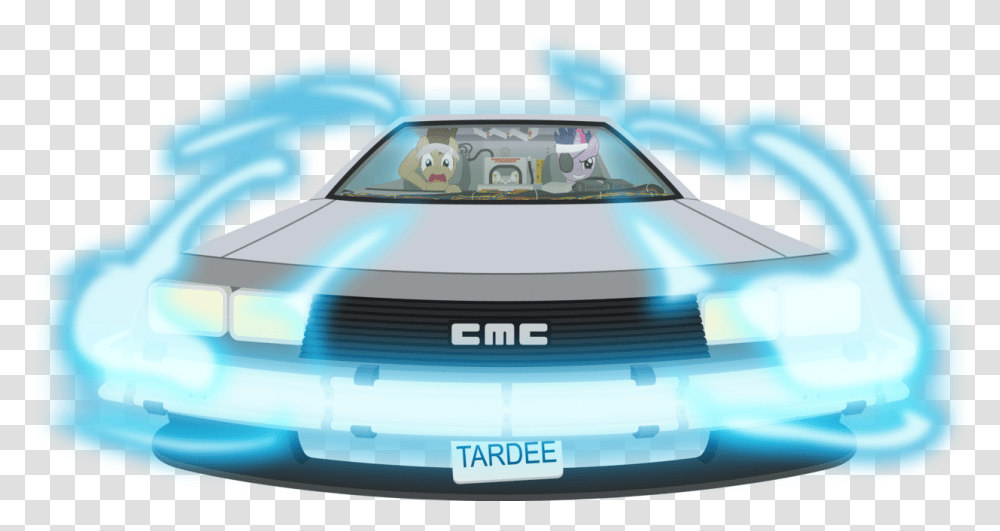 Download 1985 2015 Absurd Res Artist Back To The Future Car, Vehicle, Transportation, Sports Car, Convertible Transparent Png