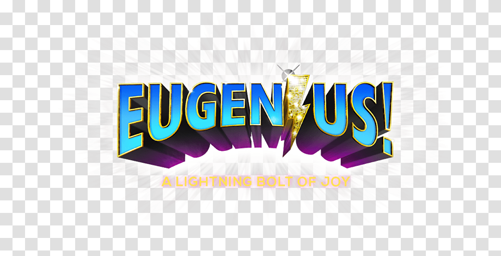 Download 2018 Eugenius Logo Lightning Bolt Of Joy The Eugenius, Text, Purple, Alphabet, Word Transparent Png