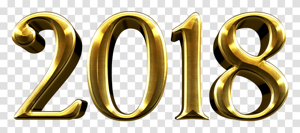 Download 2018 Happy New Year Happy New Year 2018, Number Transparent Png