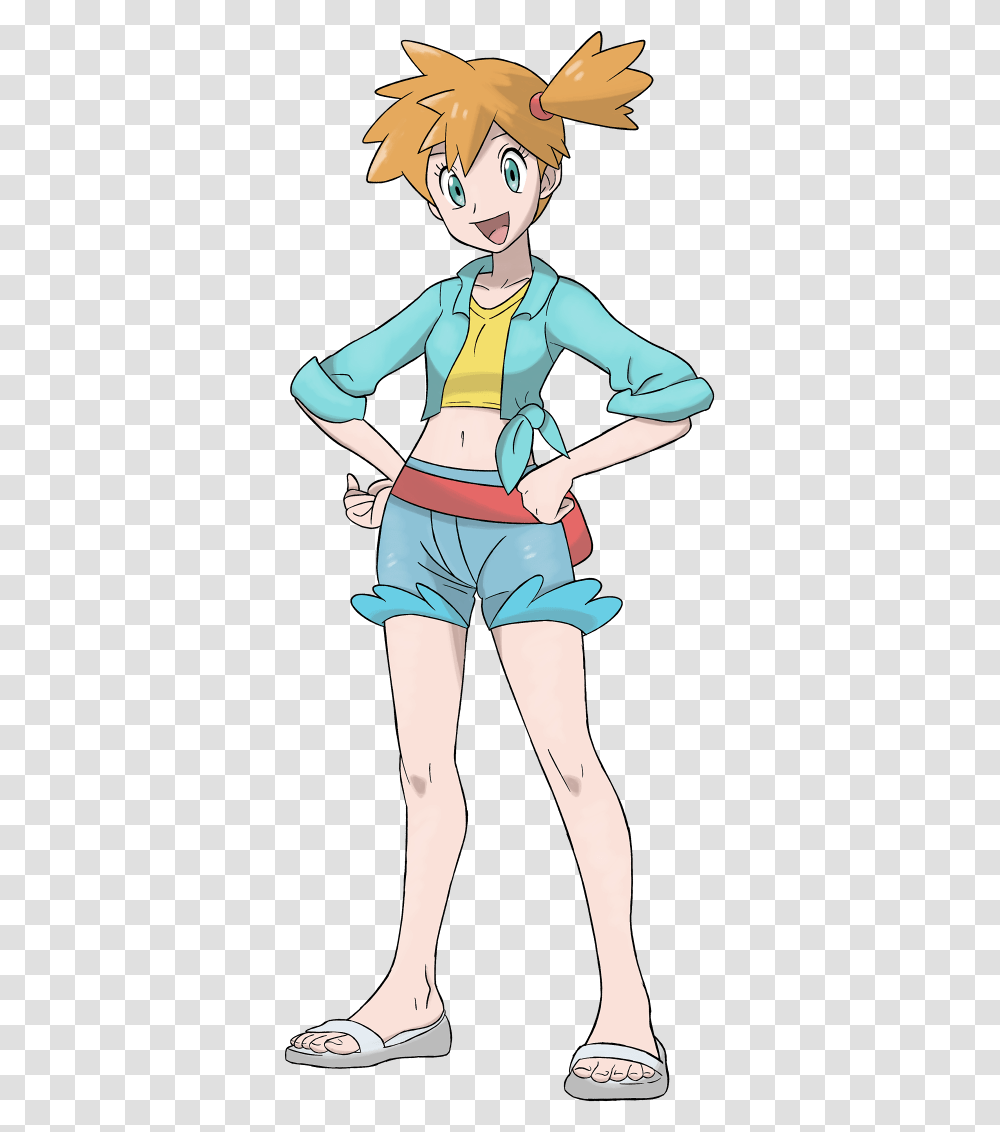 Download 207 Kb Pokemon Heart Gold Misty, Person, Clothing, Costume, Female Transparent Png