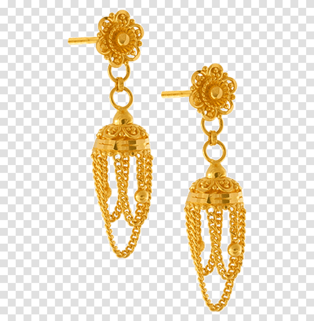 Download 22k Yellow Gold Earrings Earrings Image With Background Gold Earrings, Accessories, Accessory, Jewelry Transparent Png