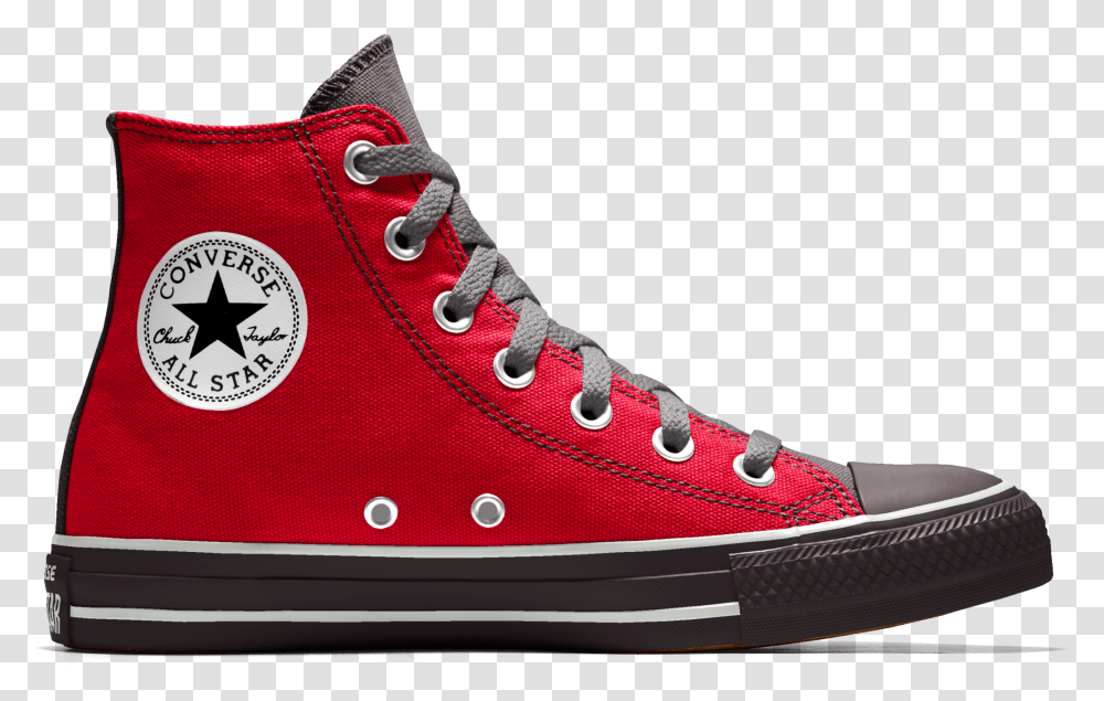 Download 2500 X 2 Custom Chuck Taylors Red, Shoe, Footwear, Clothing, Apparel Transparent Png
