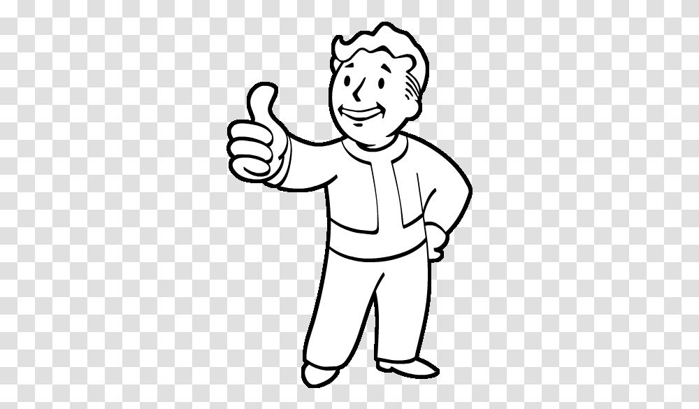 Download 28 Collection Of Fallout Drawings Easy Fallout 4 Logo Fall Out Boy Game, Person, Human, Thumbs Up, Finger Transparent Png