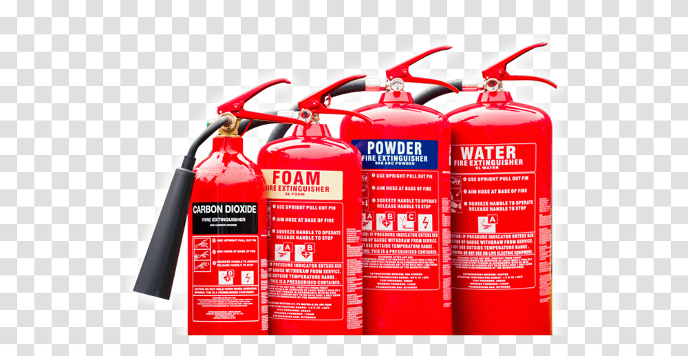 Download 3 Different Types Of Fire Extinguisher Fire Extinguisher, First Aid, Word, Dynamite, Bomb Transparent Png