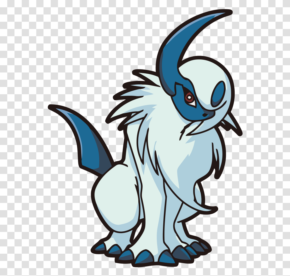 Download 359absol Ag Anime 5 Absol Full Size Image Hinh Pokemon Absol, Animal, Mammal, Wildlife, Goat Transparent Png