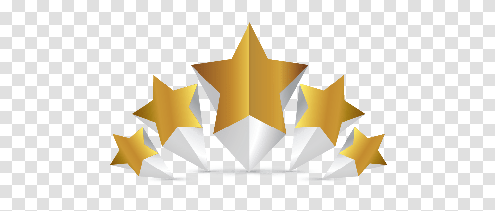Download 3d Gold Star Gold Design Star Logo, Symbol, Star Symbol, Cross, Paper Transparent Png