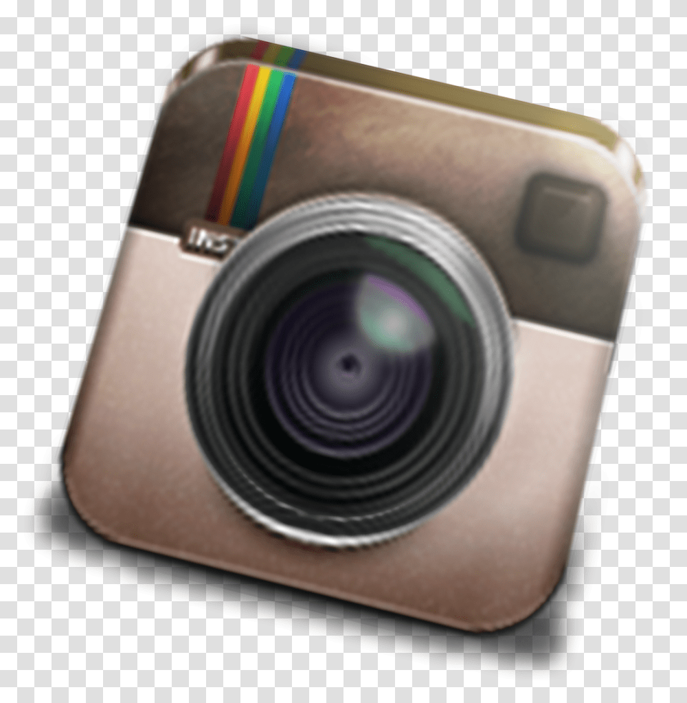 Download 3d Instagram Logo Instagram Icon Full Size Instagram Icon 3d, Camera, Electronics, Wristwatch, Camera Lens Transparent Png