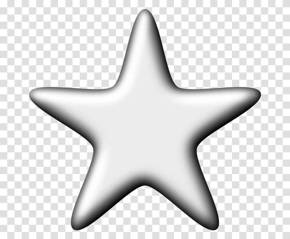 Download 3d Silver Star Image With Silver Stars Clip Art, Star Symbol Transparent Png