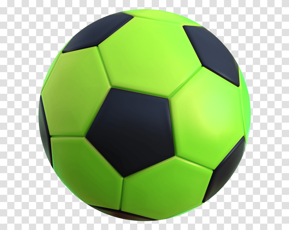 Download 3d Soccer Ball Green Soccer Ball Football 3d, Team Sport, Sports, Sphere,  Transparent Png