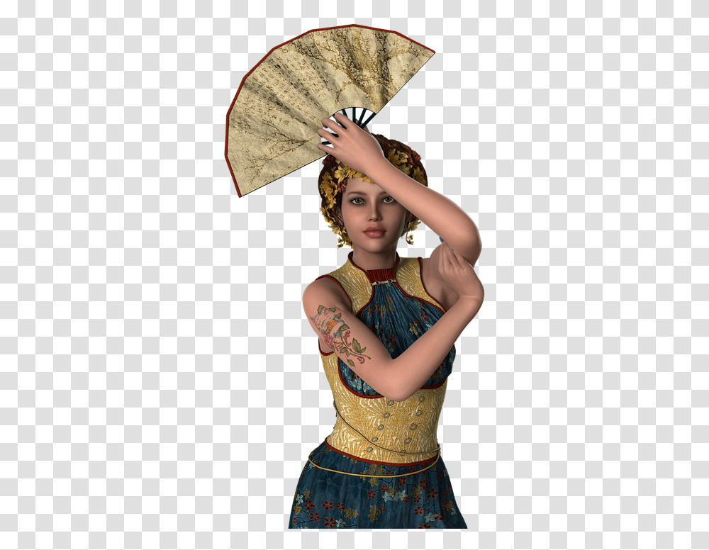 Download 3d Woman Pose Girl, Skin, Person, Dance Pose, Leisure Activities Transparent Png